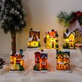 thumbnail image 6 of Christmas Village LED Lighted Christmas Village Houses with Figurines, Christmas Village Collection Indoor Room Decor - Collectible Buildings, 6 of 14