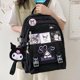 thumbnail image 1 of Sanrio Mochila MyMelody Kuromi Cinnamoroll PomPomPurin Moda Bolsas Escolares Estudiantes Kawaii Bolsos De Hombro Niñas Al Aire Libre [Lata], 1 of 4
