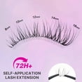 thumbnail image 6 of VEYESBEAUTY VB-Care N°10 Lash Clusters 132pcs – Ultra-Light Natural Individual Cluster Lashes with 0.05mm Invisible Band, Hygienic & Reusable Lash Kit, 6 of 9