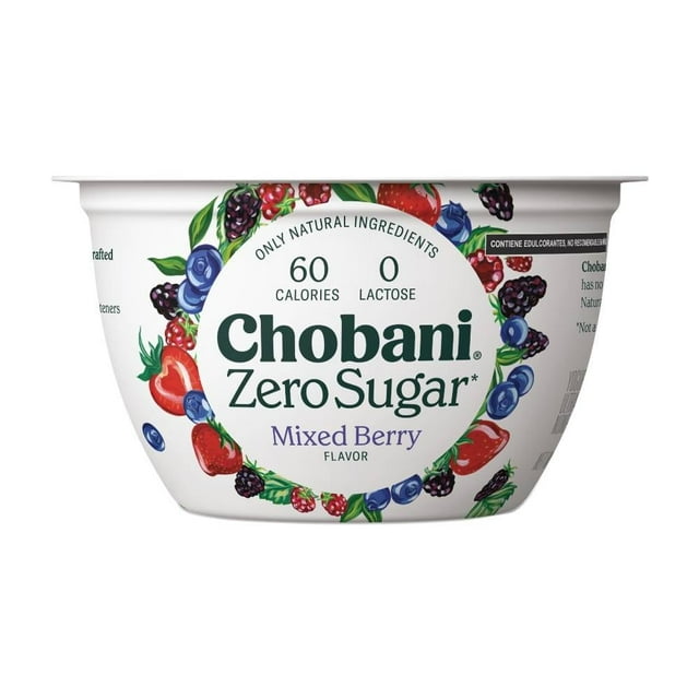 Yogurt Chobani zero sugar mixed berry 150 g