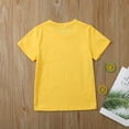 thumbnail image 4 of Vedolay Summer Tops For Boy Kids Crewneck Fashion Shirt Short Sleeve Tee for Boys,Yellow 2-3 Years, 4 of 4
