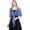 Blue, variant on Dalrosia Sparkling Metallic Shawls and Wraps with Buckle for Evening Party Dresses Wedding Party