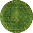 thumbnail image 1 of Ahgly Company Indoor Round Persian Green Traditional Area Rugs, 3' Round, 1 of 1
