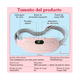 thumbnail image 2 of Cinturón Eléctrico Bolsa Térmica Para Cólicos Menstruales Malubero Rosa, 2 of 5