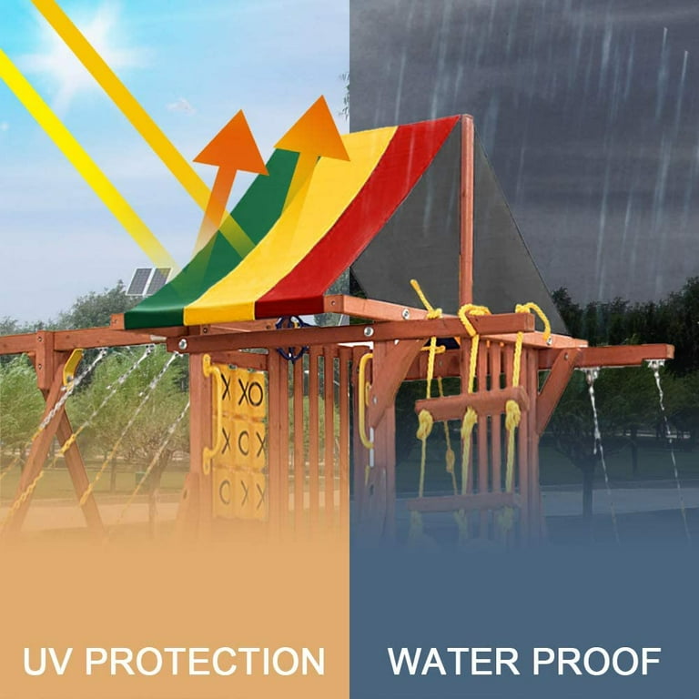 Waterproof Swing Set Replacement Tarp, 52 Waterproof Swing Set Replacement Tarp, 52