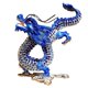 thumbnail image 1 of Estatua de dragón 2024, decoración de Año Nuevo chino, mini figura de dragón para oficina Azul, 1 of 9