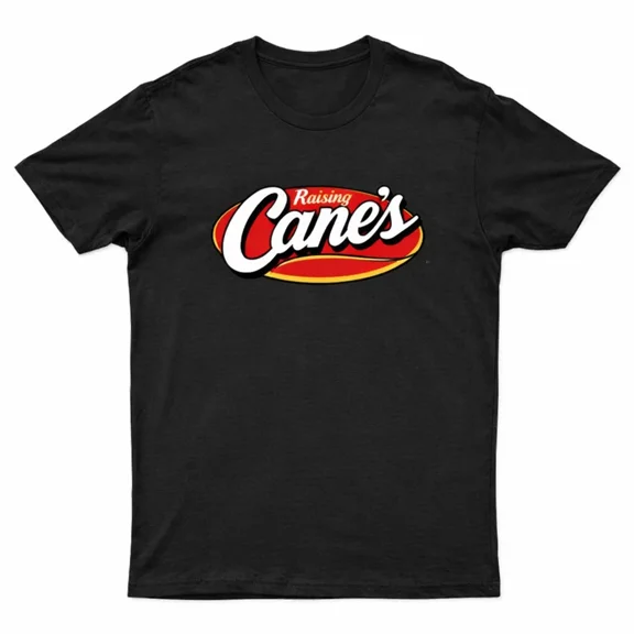 Raising Canes Logo Fast Food Brand Style Graphic Fashion Tee Unisex T-Shirt ,up to size 5XL