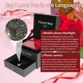 thumbnail image 2 of Linzercin 9 flowers Handmade Preserved Rose,with I Love You Necklace 100 Languages Jewelry Gift Box Romantic Gifts for Her Women,Mom,Wife on Valentines Day,Mothers Day,Anniversary,Birthday,Christmas, 2 of 7