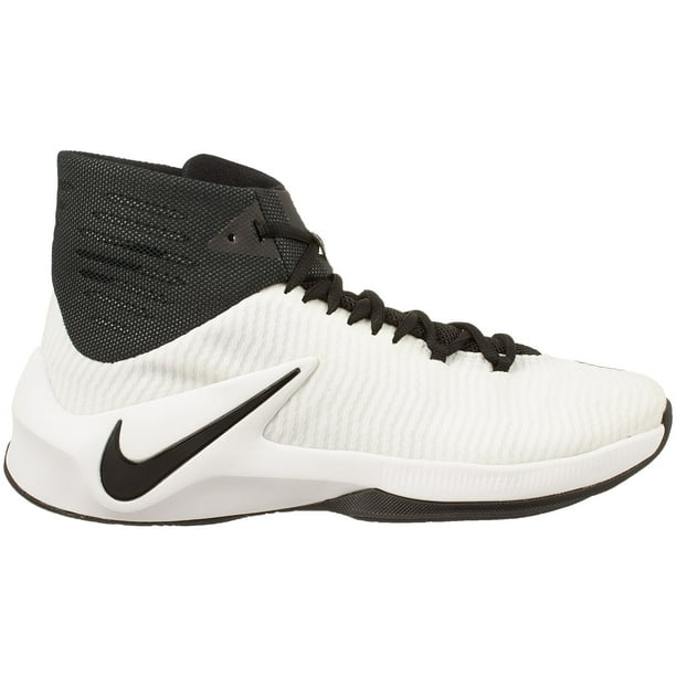 Nike - Nike Men's Zoom Clear Out Basketball Shoes - White/Black - 9.0 ...