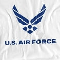 thumbnail image 2 of Air Force T-Shirt Distressed Logo Unisex Graphic Tee For Men & Women, 2 of 7