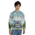thumbnail image 4 of Happy Easter Pug American Flag Truck Bunny Ears All Over Print 3D Baseball Jacket Dog Lover Gifts Bomber Jacket Softball - 03001, 4 of 6