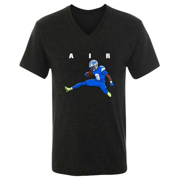 MENS V NECK Jameson Williams Detroit AIR Shirt T-Shirt