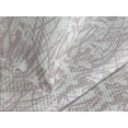 thumbnail image 3 of Ambesonne Abstract Modern Art Quilted Coverlet 3 Pcs, Art Silhouettes, King Size, Pale Lavender and Off White, 3 of 4