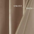 thumbnail image 4 of Velvet Curtains 84 inches Long Soft Velvet Curtains Grommet Velvet Thermal Insulated Curtains Window Treatment for Bedroom Light Filtering Velvet Curtains Set of 2 Panels, 4 of 7