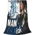 thumbnail image 2 of Jey USO Wrestler Throw Blanket Portable Air Conditioner Blanket Blankets for All Seasons Stylish Blankets for Car for Running, 2 of 8