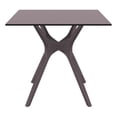 thumbnail image 2 of Compamia Ibiza 31' Square Patio Dining Table with HPL Laminated Top, Brown (1 Count), 2 of 6