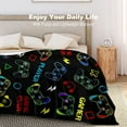 thumbnail image 5 of Yibo Cute Construction Truck Blanket Flannel Soft and Comfortable Anti-static Bed Sofa Blanket, 5 of 9