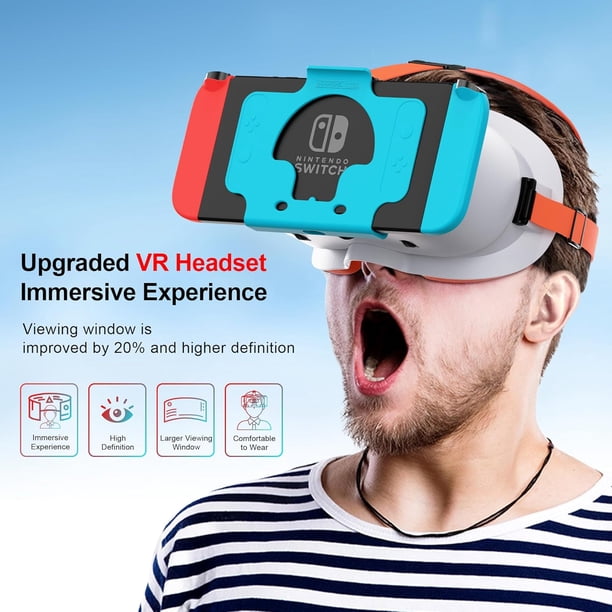 VR Headset For Nintendo Switch & Switch OLED, With Adjustable HD