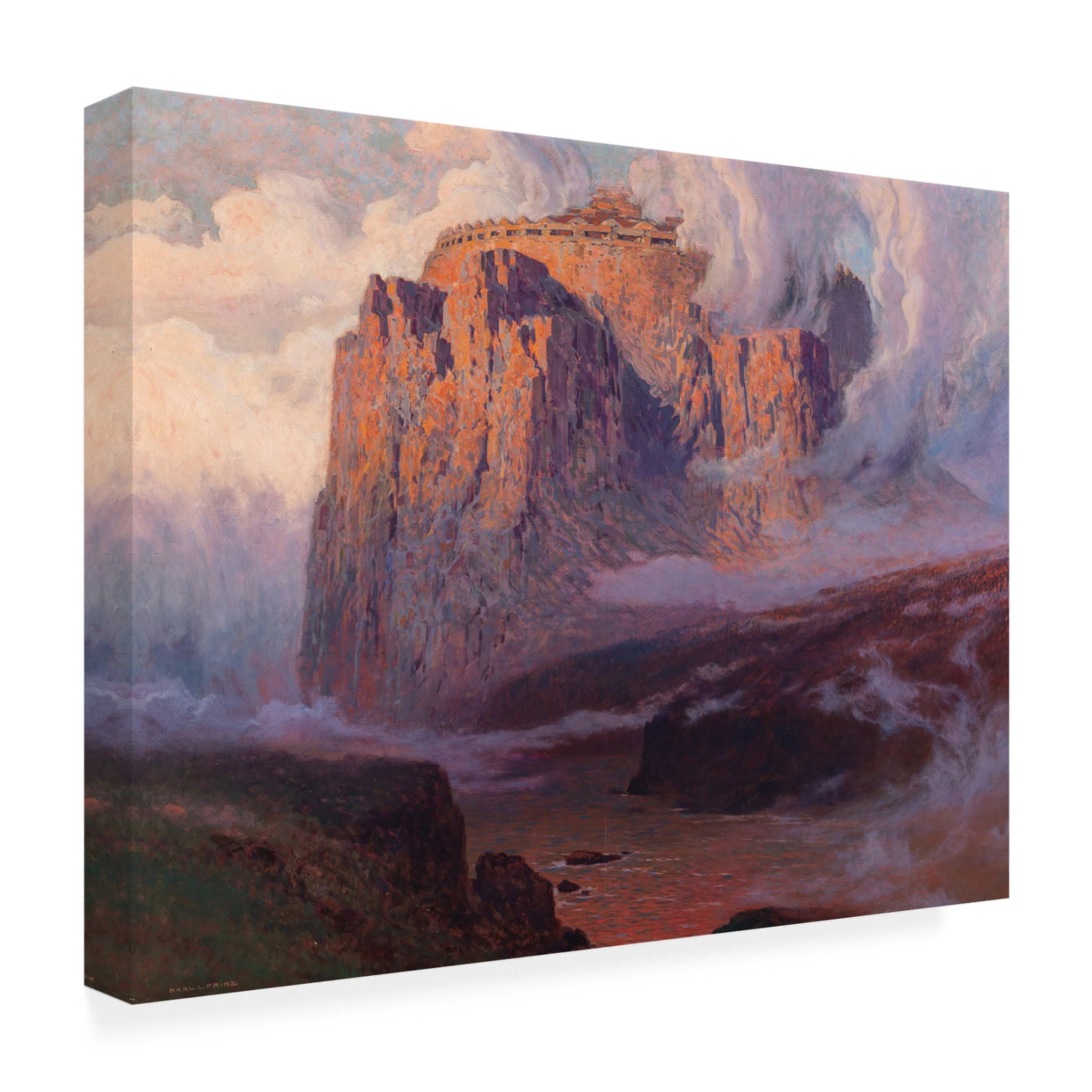 Karl Ludwig Prinz 'Valhalla, before 1911' Canvas Art - 19 x 14 Inches
