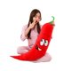 thumbnail image 1 of Muñeca de peluche con ají, 80 cm, relleno de dibujos animados de pimiento rojo, 1 of 2