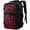 Black&red, variant on LOVEVOOK 40L Travel Backpack for Men, Airline Approved Carry On Luggage with 3 Packing Cubes, TSA Overnight Bags, Waterproof Personal Item Bag, Weekender Essentials Backpacks fits 17.3" Laptop
