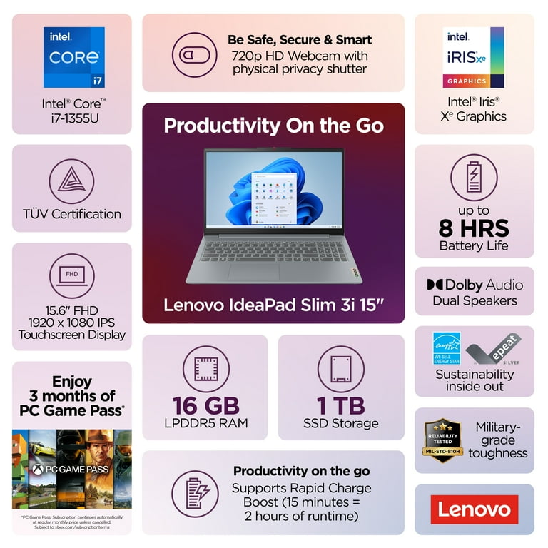 Lenovo IdeaPad Slim 3i 15.6