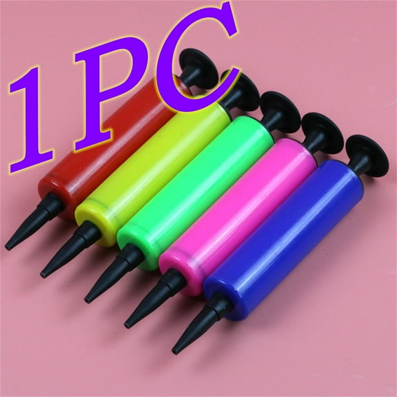 Manual Balloon Pumps Hand Balloon Pump 6.7 Inch Portable Hand Held Balloon Blower Pump Portable Reusable Plastic Small Balloon Pump for Party Balloons