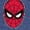 HEATHER NAVY, variant on Spider-Man - Today Im Feeling Moods - Youth Girls Fitted Short Sleeve T-Shirt