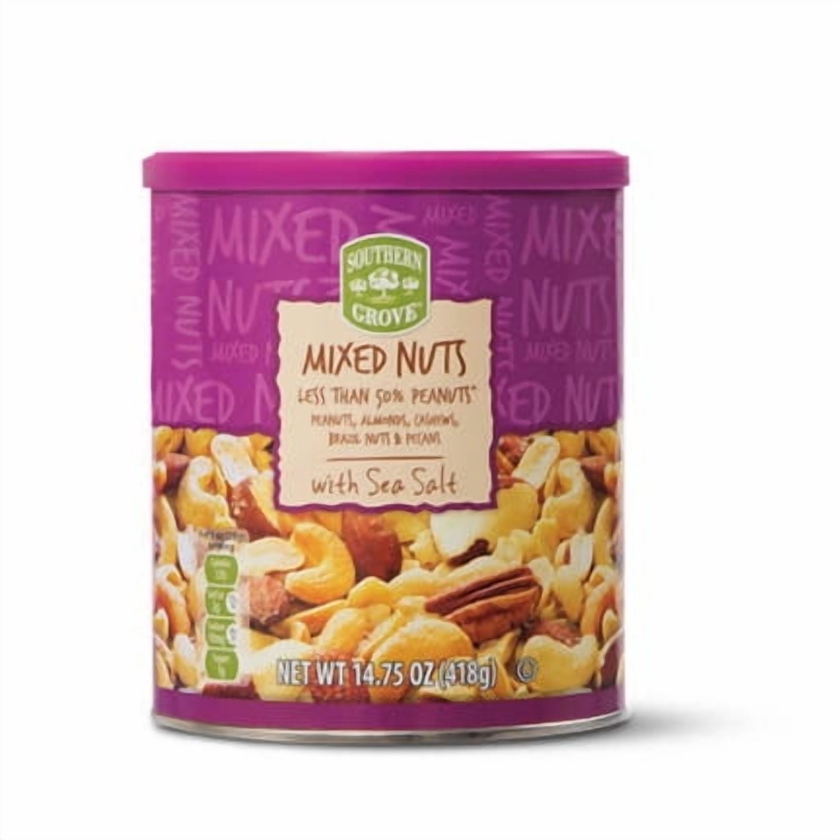 Mixed Nuts with Sea Salt, 14.75 oz- Pack of 3
