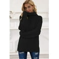 thumbnail image 5 of Women's long-sleeved knitted jumper, knitted jumper, winter sweatshirt Sarapandan, 5 of 7