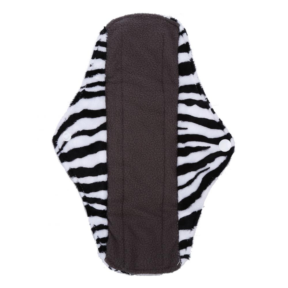 Yosoo 1PCS Washable Charcoal Bamboo Cloth Menstrual Pad Bladder