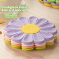 thumbnail image 3 of 2pcs Silicone Tablemat Heat Resistant Pot Holder Non-Slip Dishes Placemat Heat Insulation Pad Daisy Shaped Cookware Mat, 3 of 5