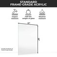 thumbnail image 3 of 10 Sheets Non-Glare Acrylic Replacement for 17x22 Picture Frame, Replacement Plexiglass for 17x22, 3 of 7