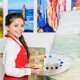 thumbnail image 4 of Paleta de pintura acrílica grande, bandeja para mezclar pintura al óleo acrílica antiadherente de forma ovalada transparente, 2 uds., cómoda de sostener y fácil de limpiar, 4 of 5