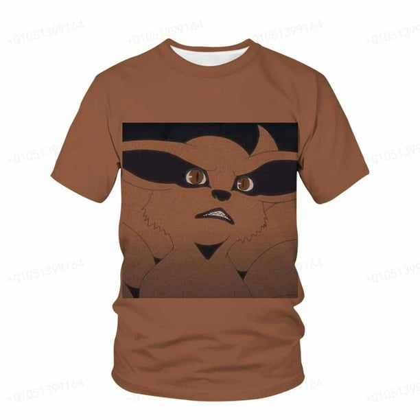 Naruto Anime camiseta de manga corta para hombres en verano nueva camiseta juvenil para niños de escuela primaria y secundaria en verano 2023S Gao Jinjia LED