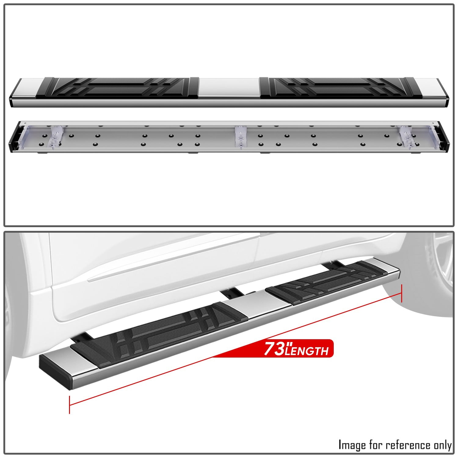 DNA Motoring For 18-24 Chevy Traverse/Traverse Limited 6.5" Side Running Boards Step Nerf Bar
