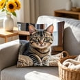 thumbnail image 5 of Throw Pillow Cover 18x18 Inch Cute Embroidery Pattern Short Lint Soft Breathable Decorative Pillowcase for Sofa Living Room Home by MPOISVA, 5 of 7