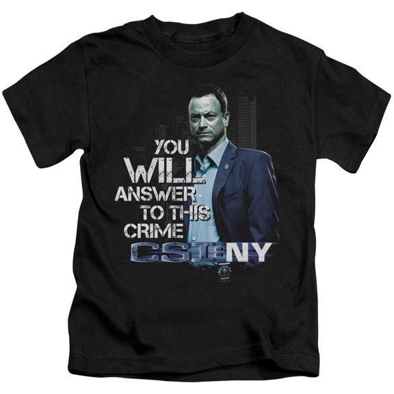 Csi Ny - You Will Answer - Juvenile Short Sleeve Shirt - 5/6