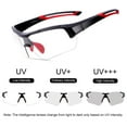thumbnail image 1 of QualitChoice Lunettes de Vélo Photochromiques de Cyclisme Lunettes de Sport Protection Lunettes de Cyclisme Rouge, 1 of 6