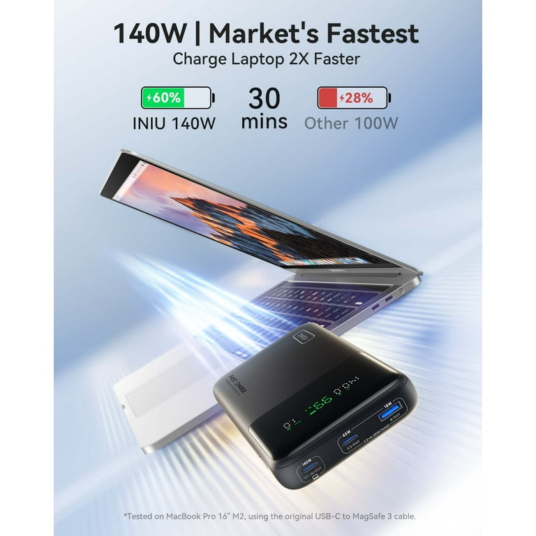 INIU　Power Bank　25000mAh　激速 140W　PSE認証済 INIU 140W 25000mAh Portable Charger, Fast Charging Power