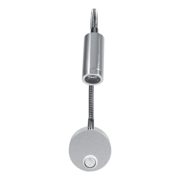 Lámpara de cama LED, lámpara de lectura minimalista LED, lámpara de trabajo regulable, interruptor táctil de pared con cuello de cisne flexible para cabeceros, oficina en casa, estudio, hoteles Ecomeon no