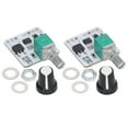 thumbnail image 2 of Variateur LED, 2 Pcs Entrée DC6-24V Bouton Grand pour Contrôle, 2 of 8