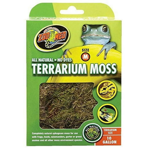 Zoo Med All Natural Reptile & Frog Bedding Terrarium Moss Substrate 10 Gallon