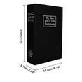 thumbnail image 3 of Black Friday Deals 2022 TIMIFIS Toys Creative Dictionary Book Safe Plastic Storage Box, Model Book With Combination Lock, Dictionary Shaped Money Box Hidden Seat Belt Lock Box Kids Christmas Gifts, 3 of 6