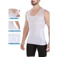 thumbnail image 4 of 2PCS Men's Mesh Slimming Body Shaper Top, 4 of 5