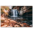 thumbnail image 1 of Picture-Tiles.com: Waterfalls Ceramic Tile Wall Mural WAL501109-64M. 36"W x 24"H using (24) 6" x 6" Ceramic Tiles-Satin Finish, 1 of 3