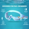 thumbnail image 5 of Summer Curved Anti-Fog Swimming Goggles - Wide Vision & UV Protection with Silicone Seal, Adjustable Fast-Release Strap for Adults/Youth, Hydrodynamic Design for Indoor/Outdoor Training, 5 of 6