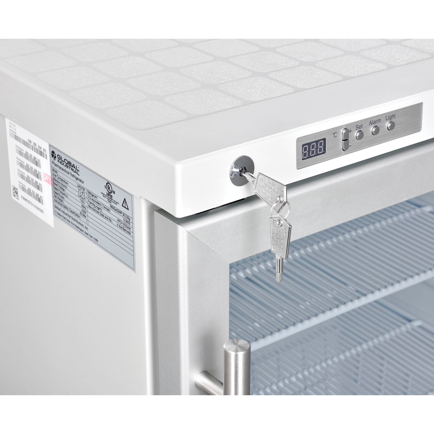 Undercounter Laboratory Refrigerator, Glass Door, 2.4 Cu.Ft.