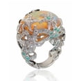 thumbnail image 4 of Bagues Cloutées Rétro Tendance Fleur pour Femmes Bague Élégante et Stylée, 4 of 5
