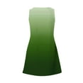 thumbnail image 7 of Summer Dresses for Women Plus Size, Women's Summer Fashion Printing Pocket Sleeveless V-Neck Dress(Green,XL), 7 of 7